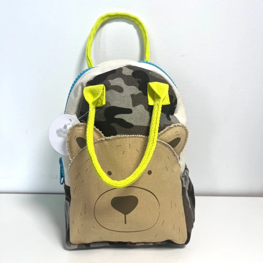 Kids Bear Face Camo Backpack for Toddler